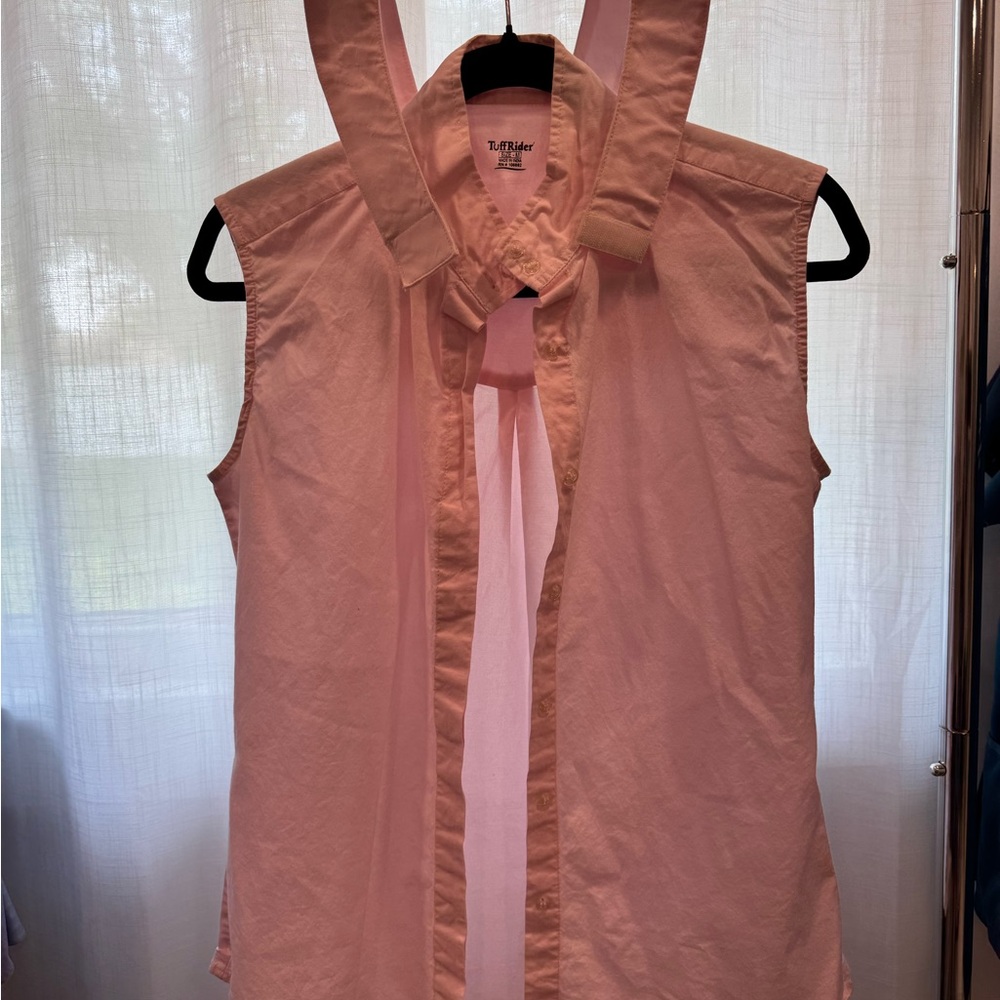 Woman’s Equestrian Pink Sleeveless Show Shirt